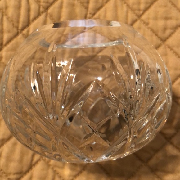 Small Cut Crystal Votive Holder - Picture 2 of 4